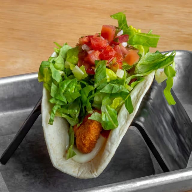 2 Buffalo Chicken Finger Tacos.