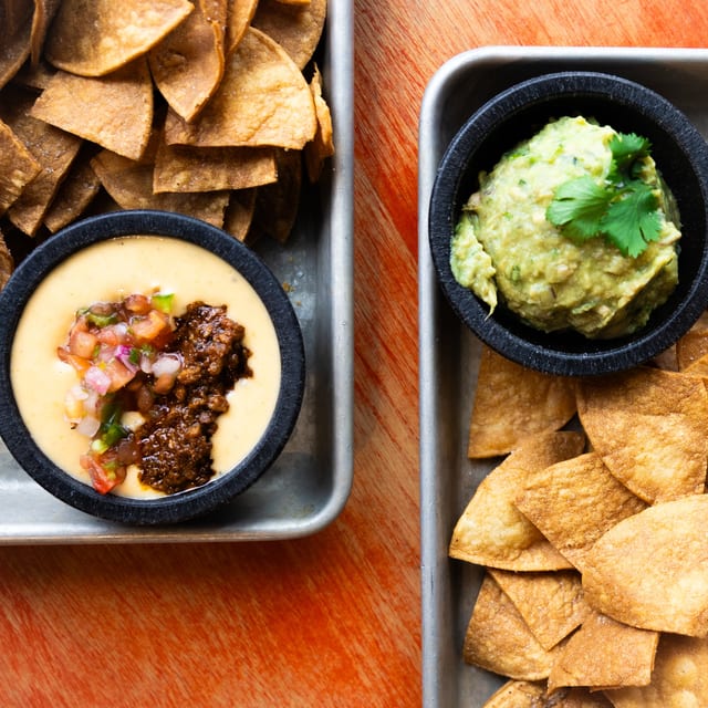Chip Trio - Guac, Queso, Salsa.